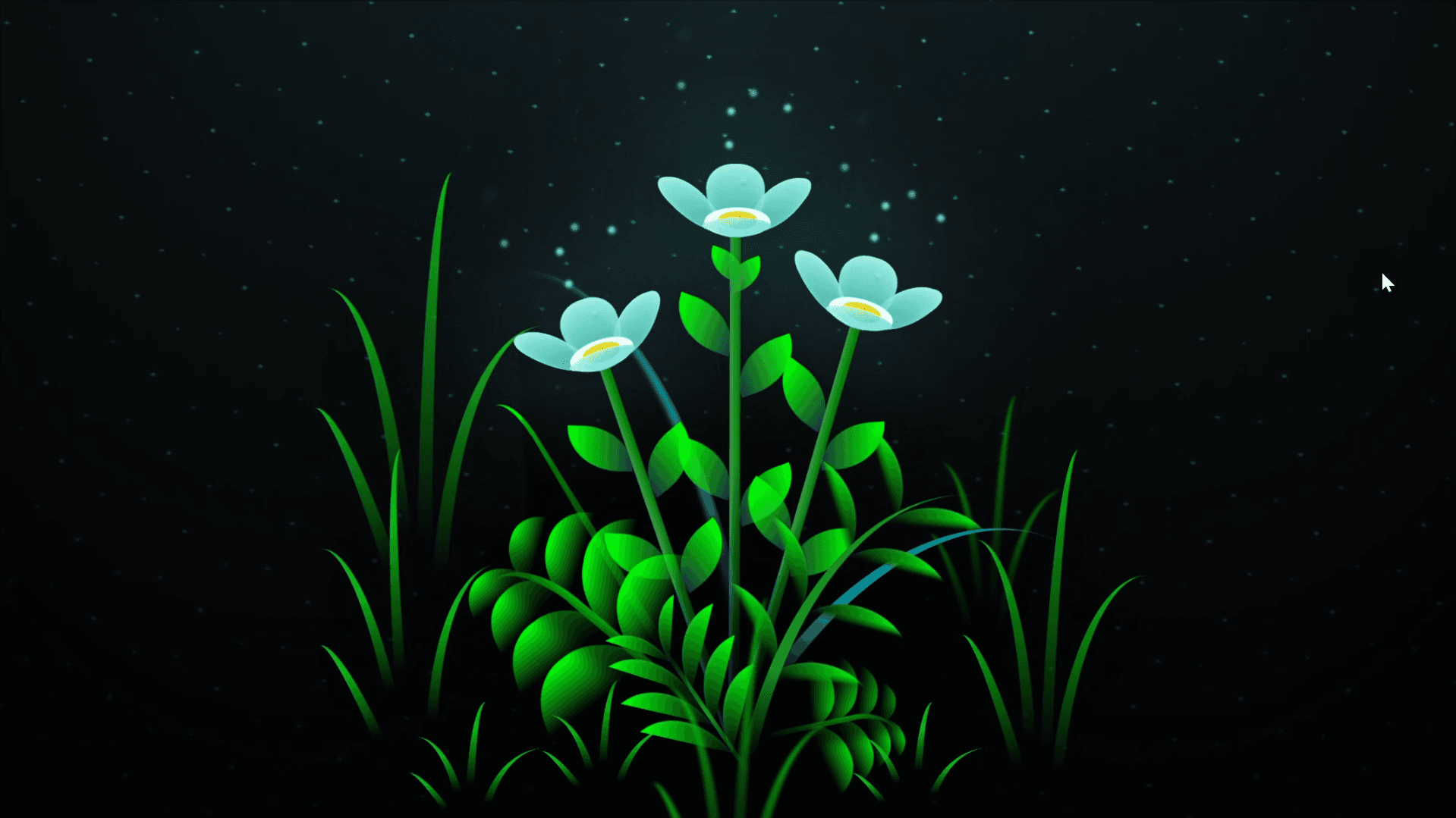 Glowing Flower